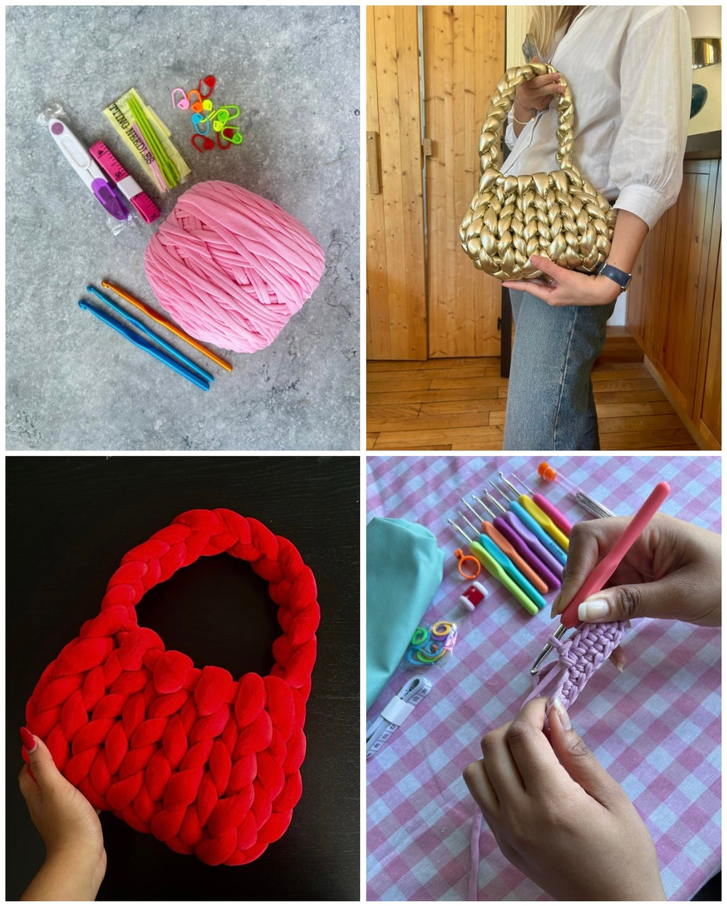 Pack créatif : atelier crochet + atelier création de sac